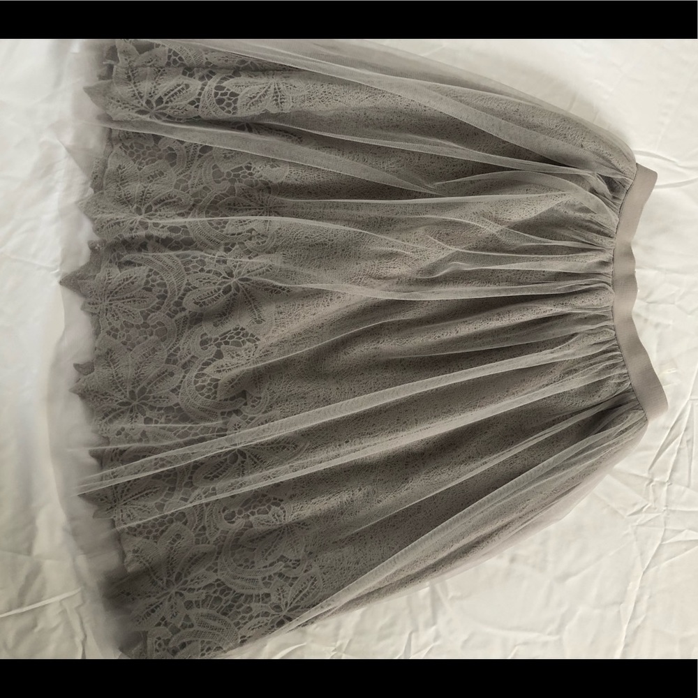 Tool/lace skirt